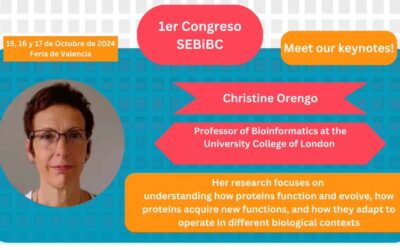 Christine Orengo participará en la Conferencia Inaugural del 1º Congreso de la SEBiBC (Valencia, 16-18 octubre)